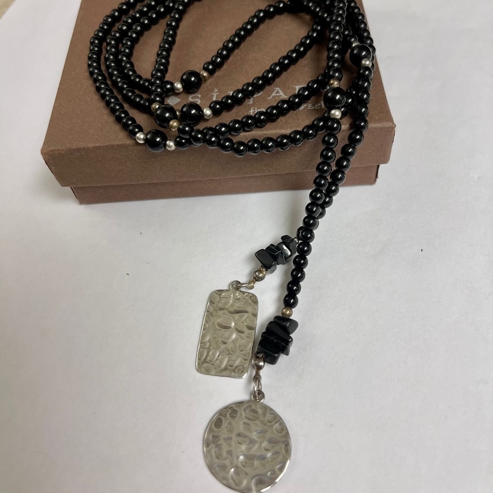 Silpada Sterling Silver Lariat Necklace. - Picture 2 of 6